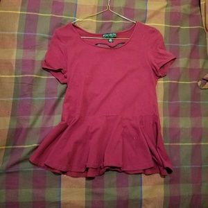 Forever 21 Peplum Shirt